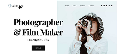 PhotoGrapher - Website frontend full stack developer mern full stack programming website design