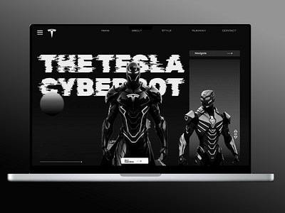 The Tesla Cyberbot app cyber cyber technology digital innovation future technology futuristic futuristic design high tech interface industrial innovation leading page mobile app design robotics technology tesla tesla ai ui ux ux ui design webdesign