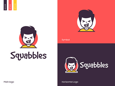 Logo Variation - Squabbles cartoon logo logo design logos mascot logo squabbles