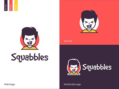 Logo Variation - Squabbles cartoon logo logo design logos mascot logo squabbles