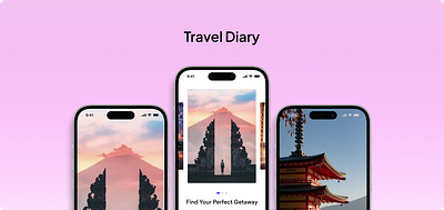 Travel App design ui ux