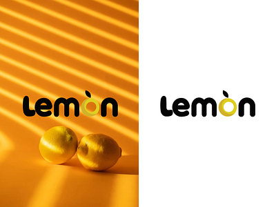 Lemon Logo Design 🍋 brandidentity creativelogo foodlogo fruitlogo graphicdesign lemonlogo logodesign minimalistdesign modernlogo negativespace