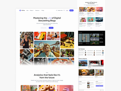 Blog landing page article blog blogging design figma journal landingpage ui uiesign uiuxdesign ux webdesign