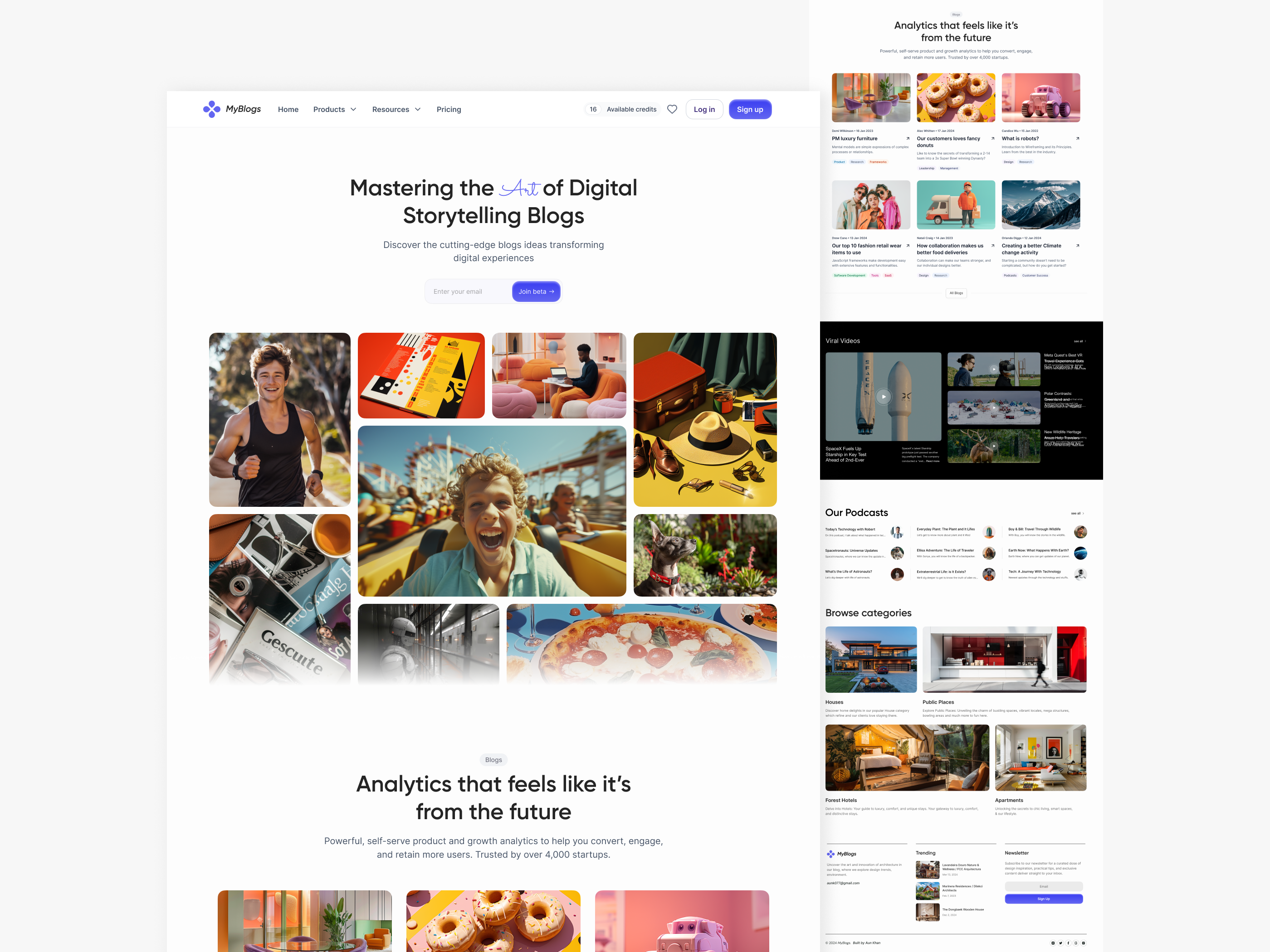 Example of Landing Page Design