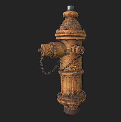 Firehydrant 3d animation assets blender digital 3d film firehydrant games hard surface industrial mechanical design modeling product design props real real time realism street substance painter texturing