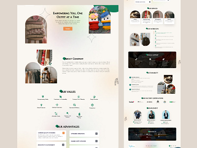 Garments and Apparel Website UI accessories apparel branding casual wear custom clothing ethically made fabrics fashion formal wear graphic design handcrafted outerwear ready to wear stitching style sustainable fashion tailoring textiles trendy ui