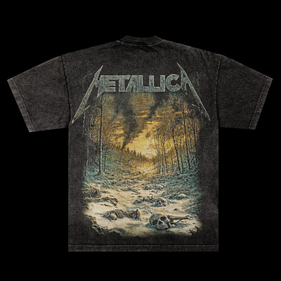 Metallica T-Shirt Merch Design art clothing design graphic design merch merchdesign