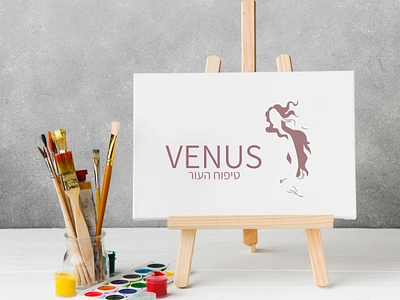 Cosmetics Brand Logo brand branding branding business cosmetics logo design graphic design logo venus