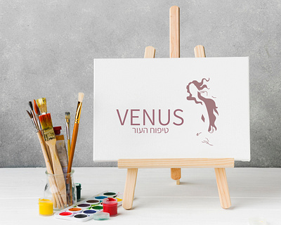 Cosmetics Brand Logo brand branding branding business cosmetics logo design graphic design logo venus