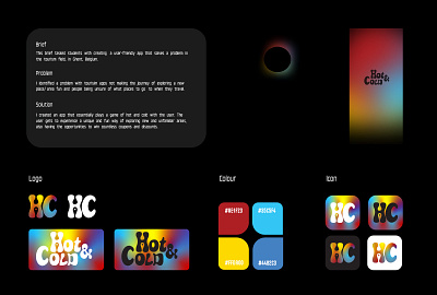 Traveling App - Hot & Cold app branding graphic design ui