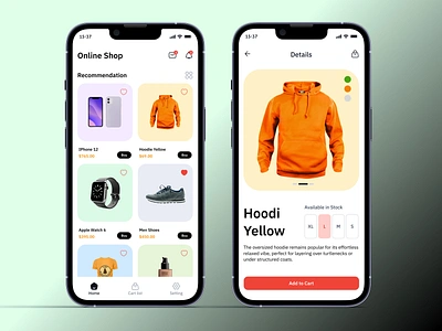 E-commerce Mobile App UI Design add to cart app design e commerce e commerce app e commerce template ecommerce firqah firqah lab mobile mobile app mobile ui online shopping online store onlineshop project shopping shopping app ui ux