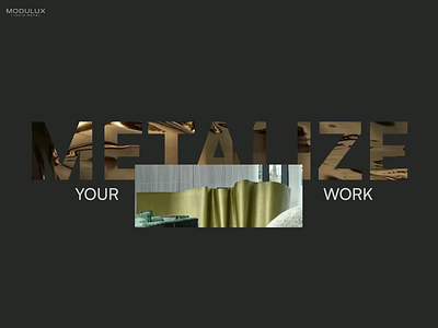 Modulux animation liquid metal metallic ui ux web web design website