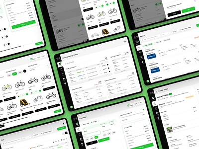 Bike Rental & Tour POS Tablet App app bike design mobile pos rental tablet tour ui unlimited biking ux