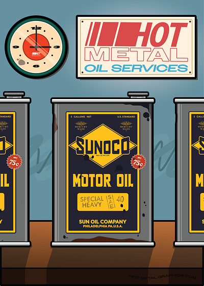 Sunoco Motor Oil auto automotive branding car design font icon illustration logo type typeface vector