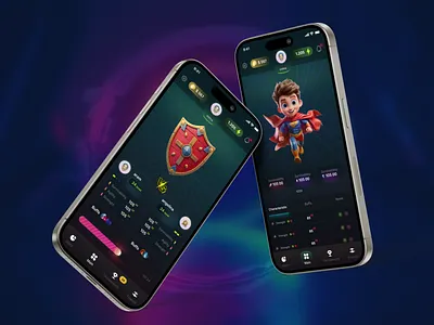 Battle Game Ui Dashboard - Telegram Mobile App game uim telegram game