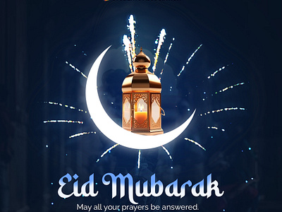 Eid Mubarak Post Design eid mubarak creative post design