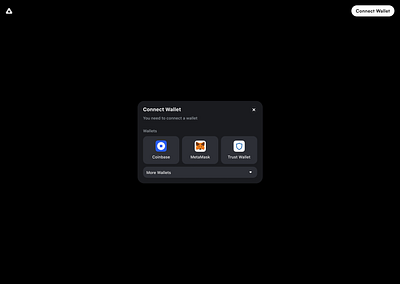 Connect wallet blockchain connect waallet crypto design ui wallet web3