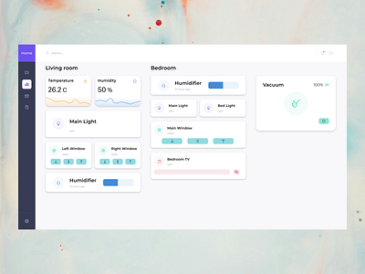 Daily UI #021: Home Monitoring Dashboard dailyui