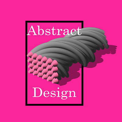 Abstract Design 3d art graphic design