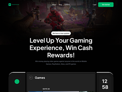 Game Pride Landing Page dashboard design game illustration landing page ui