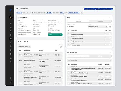 Design Exploration: University’s information system redesign information system ui university web