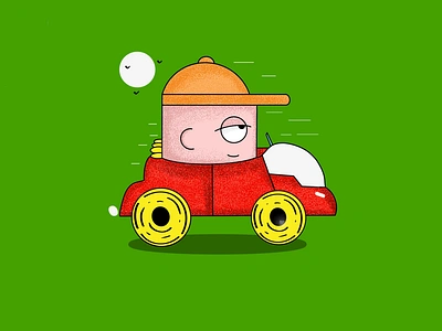 Animation Mr alone driving a car alone animation art artwork cars cartoon character design dribbbleinspiration dribbleillustration graphic design illustration illustrator inspiration mascot motion graphics movement simple usa vector