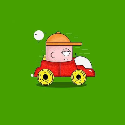 Animation Mr alone driving a car alone animation art artwork cars cartoon character design dribbbleinspiration dribbleillustration graphic design illustration illustrator inspiration mascot motion graphics movement simple usa vector