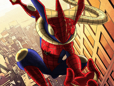 Grenspidey crossover fanart greninja marvel movie pokemon poster spiderman spidey