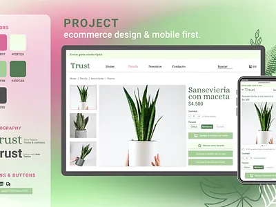 Ecommerce graphic design ui ux