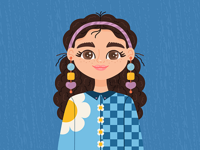 Chica kawaii adobe illustrator flat illustration illustration woman illustration woman portrait