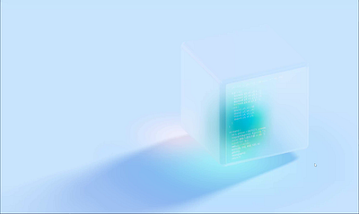 Advanced Light and Shadow Blur Material 3d animation blocks blur box dashboard frosted glass glass light and shadow ui