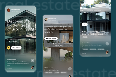 Mastering Engagement: The Power of CTA in Real Estate App Design animation app appdesign branding calltoaction concept cta ios iphoneapp realeastate ui ux webapp website