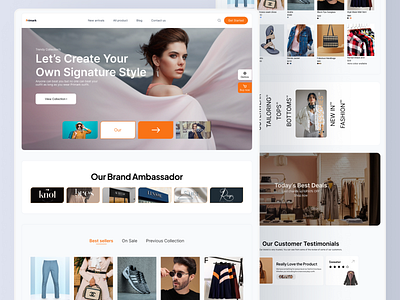 Primark- Fashion E-commerce Website clothes clothing design e commerce ecom ecommerce website fashion fashion brand fashion website hero section landing page marketplace online shopping shopity shopity template shopping app ui uiux website website design