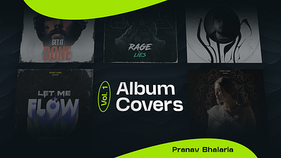 Album Covers | Vol. 1 albumart design graphic graphic design music typography