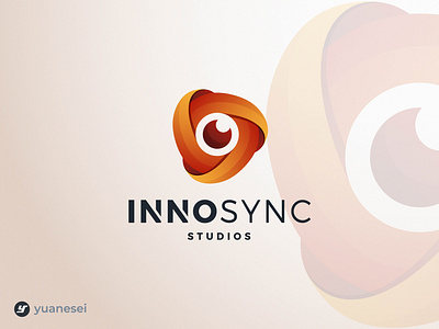 INNOSYNC STUDIOS app branding colourful logo education esport logo gradient logo graphic designer logo logo designer logo maker logo mark multimedia ui ux