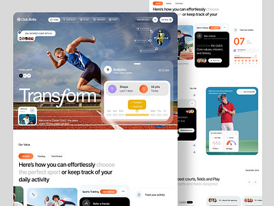 Club Bolta – Fitness & Sports Club Web Design club bolta design designer fitness fitness club website design fitness web design gym website concept health wellness website landing page lifestyl modern fitness uiux sports fitness concept sports branding design sports club web design ui uiux for fitness user friendly fitness site ux web web design website