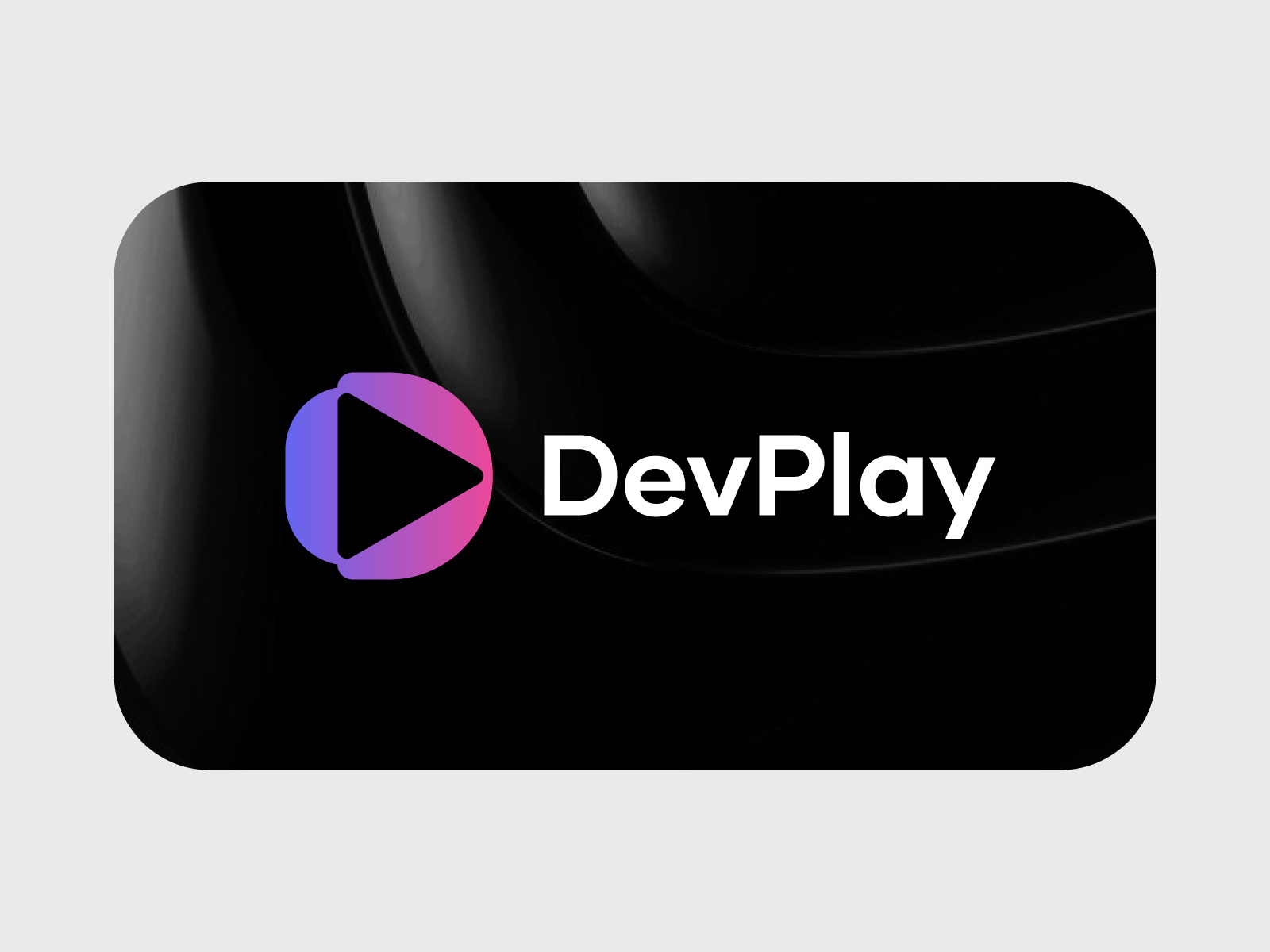 DevPlay - D+Play Icon ai branding d d logo defi design dev tools digital media logo logodesign logos minimalist logo negative space logo play icon saas platform simple logo startup tech visual identity web3