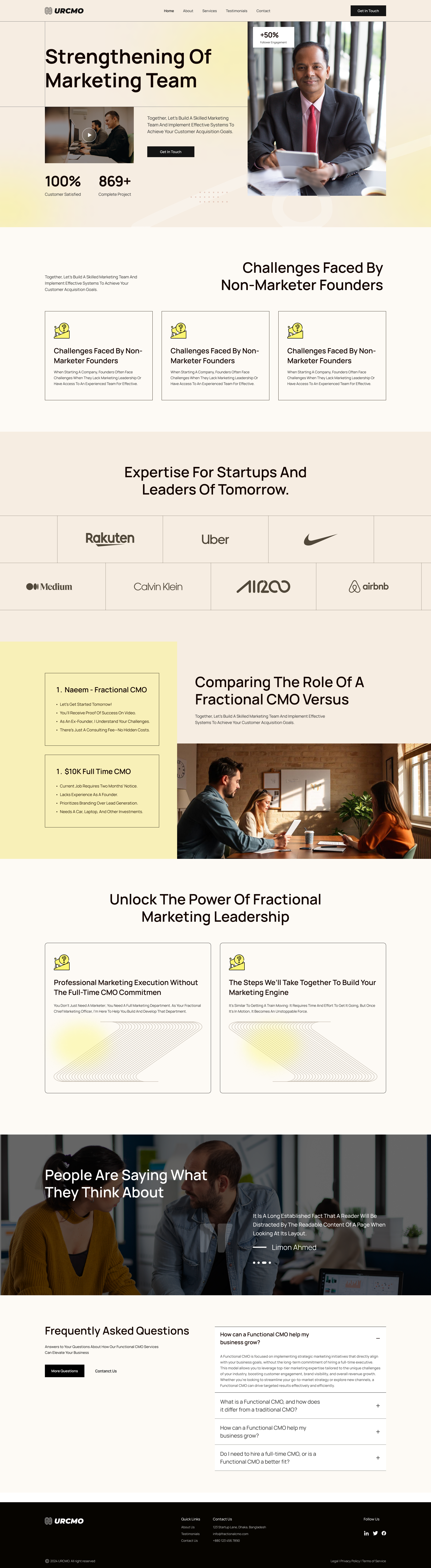 Example of Minimal Website Design