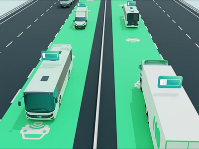 Charge as You Go: Next-Gen Roads for EV Vehicles - 3D Animation 3d 3danimation animation battery battery charging battery technology electrical vehicle battery evbattery explainer video green energy illustration