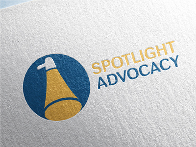 Spotlight Advocacy Logo brand identity creative logos graphic design icon illustration logo logo design logomark minimalist design typography