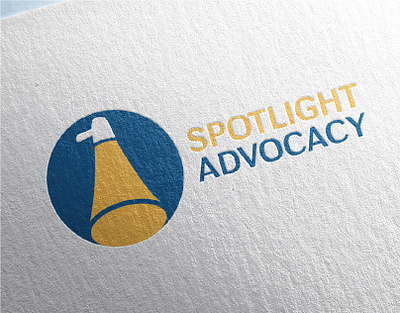 Spotlight Advocacy Logo brand identity creative logos graphic design icon illustration logo logo design logomark minimalist design typography