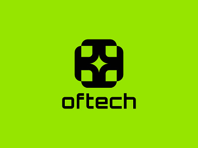 oftech logo - logo design abstract logo apps icon brand identity branding corporate logo logo design logo mark logos modern logo tech logo