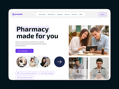 Medical Website | Pharmacy Landing page consultation design doctor finance financial health healthcare homepage hospital landing page medical medical care modern patient selfcare ui web web design website wellness