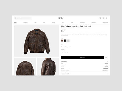 "Shipy" Product Details alif app clogth design details e commerce fashion landingpage modern new product shipy site ui ux we website