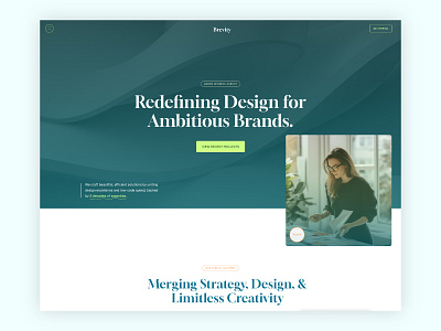 Brevity - Design Agency Website agency clean design design design agency framer marketing website modern noocode responsive design ui web design webflow website