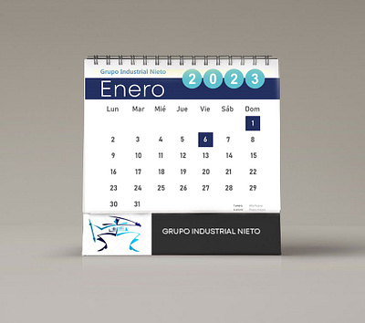 Calendario de autor. branding calendar design calendario design graphic design print design