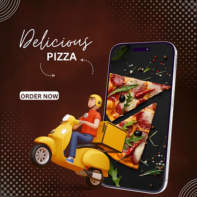 Pizza Delivery ad design