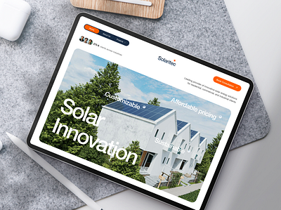 Solaritec Solar Energy Company agency bioenergy biotech company elementor energy framer home house landing page panel renewable solar technology ui webflow website wordpress