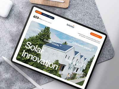 Solaritec Solar Energy Company agency bioenergy biotech company elementor energy framer home house landing page panel renewable solar technology ui webflow website wordpress