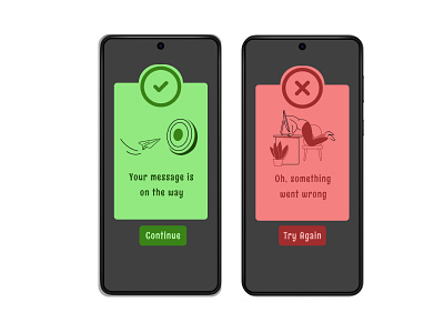 Daily Challenge 11 - Flash Message challenge11 dailyui flash message mobile